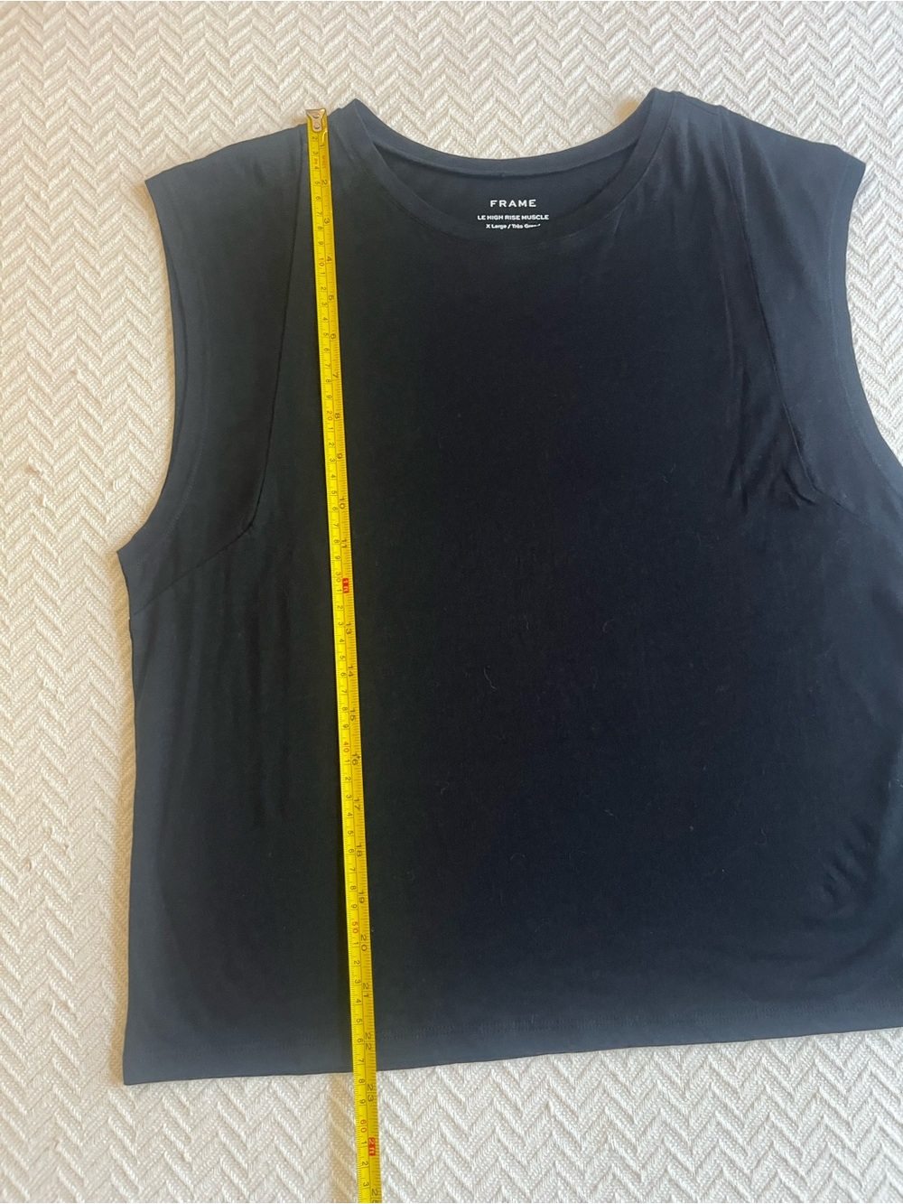 Frame Le High Rise Muscle Tee - Picture 5 of 8
